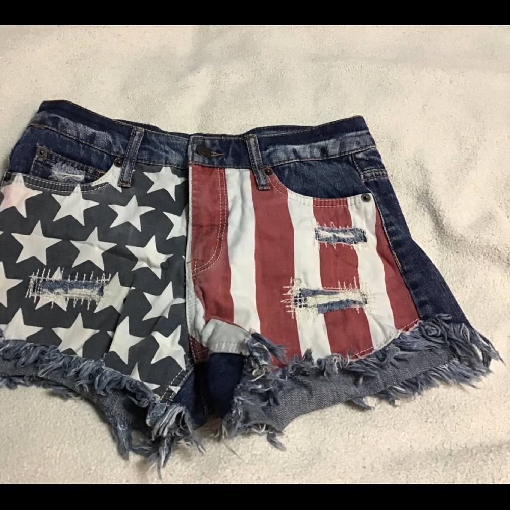 Mossimo Americana Jeans Shorts Size 0